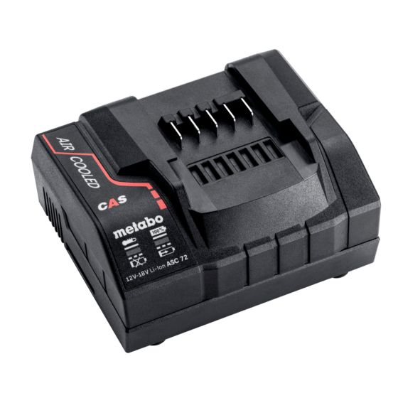 Metabo ASC 72 Chargeur de batterie Ultrarapide 12V, 14,4V, 18V & 36V Li-ion (627382000)