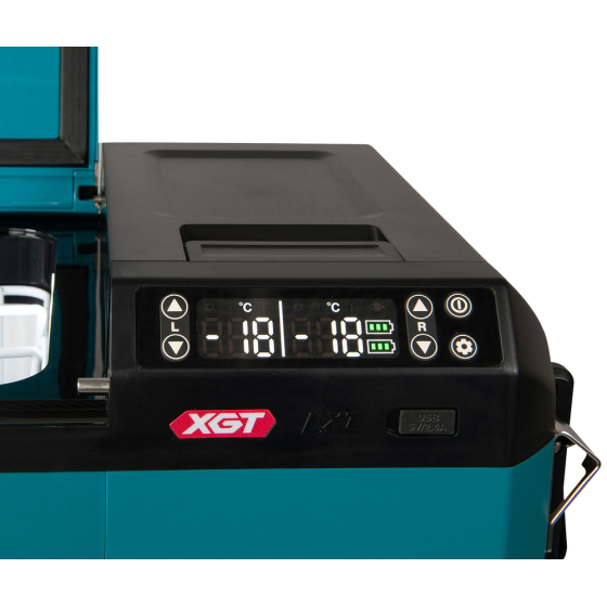 Makita CW004GZ Glacière & réchaud 25L XGT 40V 1x4.0Ah (OP COUPE DU MONDE)
