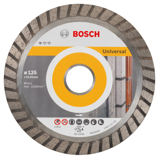 Disque diamant Bosch Standard for Universal Turbo ø125mm (2608602394)