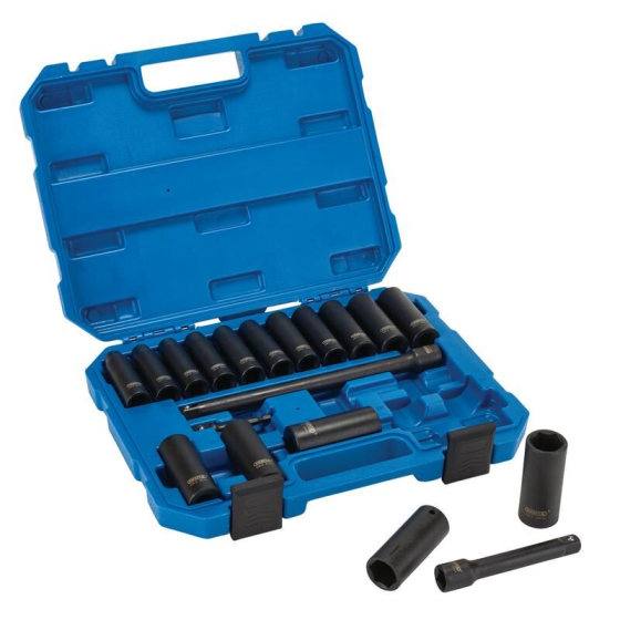 Draper Expert D04577 Jeu de douilles métriques HI-TORQ® 1/2" (15 pièces)