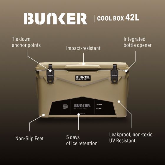 Bunker Glacière compact de chantier 42L (08534)