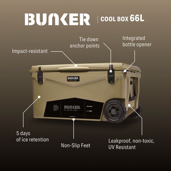 Bunker Glacière compact de chantier 66Litres (08535)