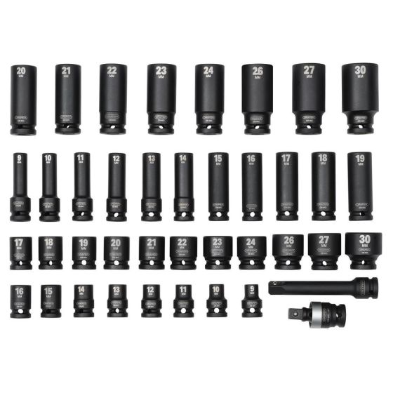 Draper D07106 Jeu de douilles métriques HI-TORQ® 1/2" (40 pièces)
