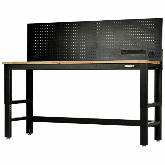 Bunker Établi 1830 mm avec plateau en bois massif – Réf. 28098