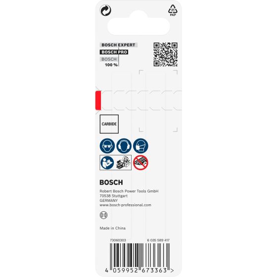 Bosch Lot de x2 Fers à Rabot 82mm en carbure 35° (2607000096)