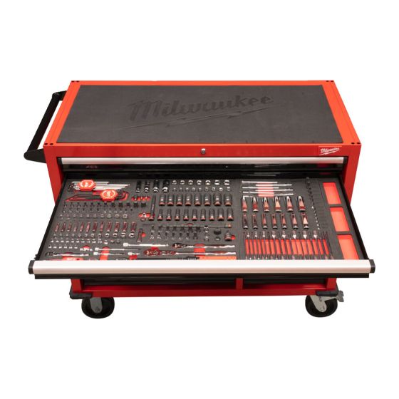 Milwaukee Servante d'atelier équipée 117cm avec 501 Outils (4932502079)