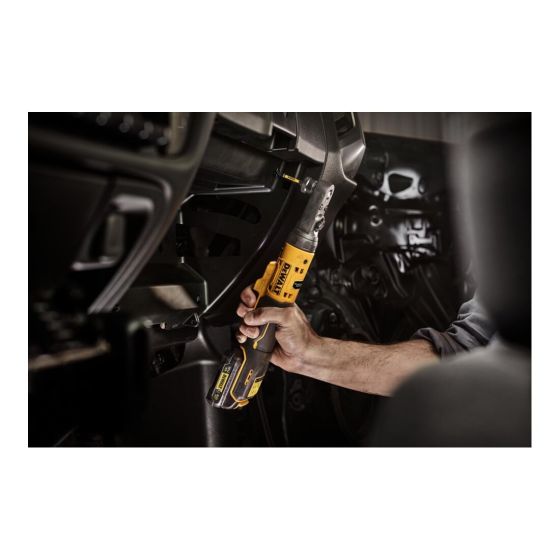 DeWalt DCF500L2G-QW XR 12V Clé à cliquet d'angle 1/4" 2x3.0Ah