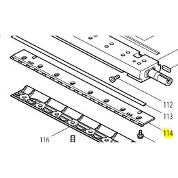 Makita 345328-2 Contre fers 312mm Rabot KP312S & KP301