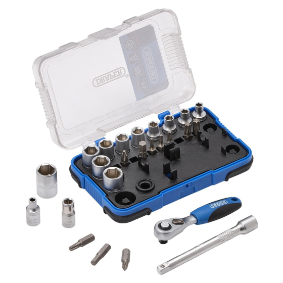 Draper D16354 Coffret de douilles 1/4" 25pcs