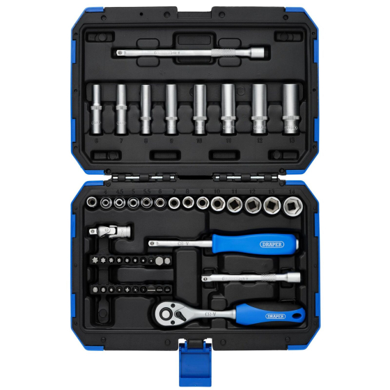 Draper D16355 Coffret de douilles 1/4" 47pcs