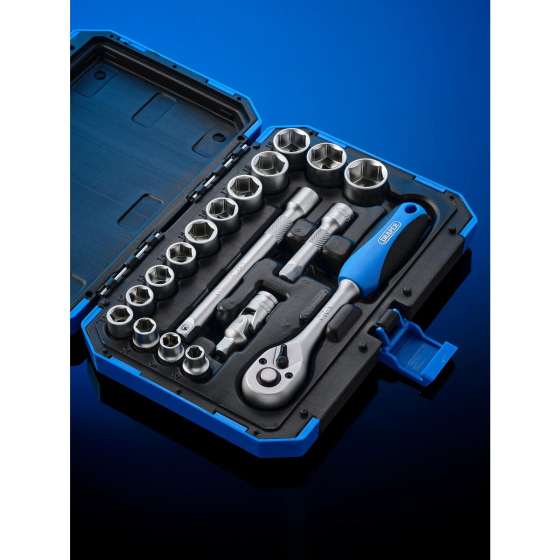 Draper D16359 Coffret de douilles 3/8" 18pcs