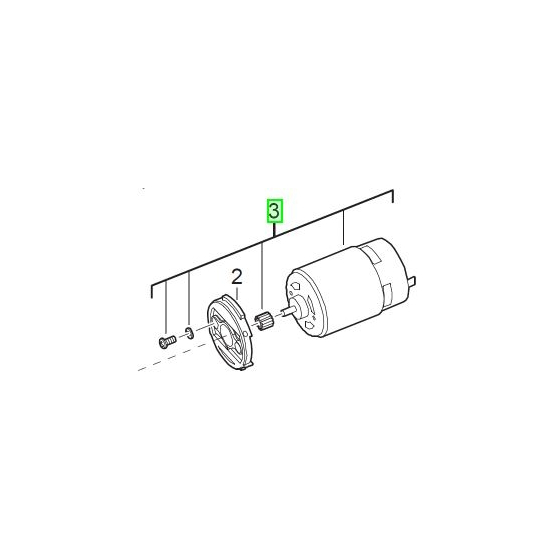 AEG 200146082 Moteur 12V Perceuse BS12C2