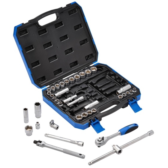 Draper D16361 Coffret de douilles métriques et pouces 3/8" 39pcs