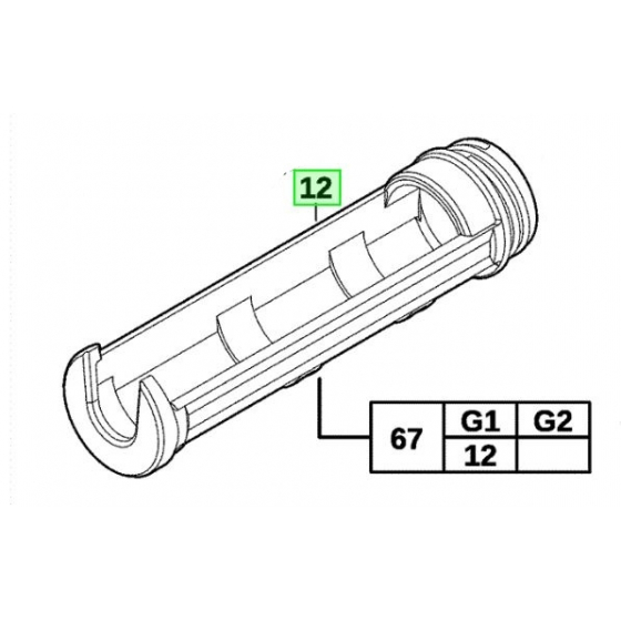 Milwaukee 201927001 Appui de Cartouche