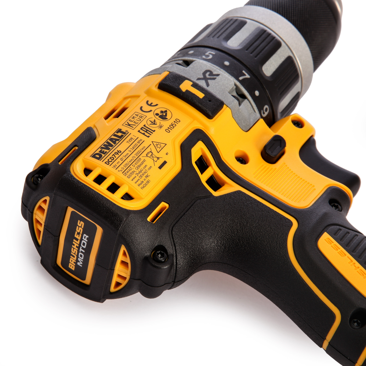 Dewalt DCD796D2QW Perceuse, Visseuse 18V XR Liion Brushless 2x2.0Ah