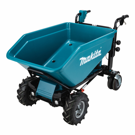 Makita DCU603Z – Brouette motorisée électrique 2x18V LXT 300 kg (Machine seule)
