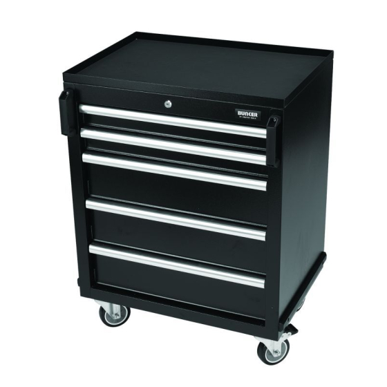 Bunker Ensemble modulaire d'atelier 25 éléments avec évier et plan de travail inox 4915mm