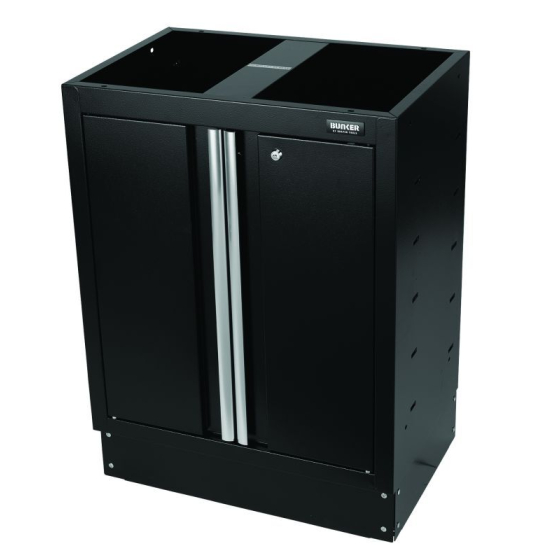 Bunker Ensemble modulaire 61cm d'atelier 25 éléments avec plan de travail inox 4915mm