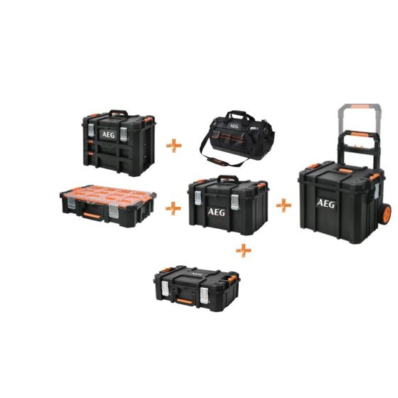 AEG Servante complète 6 éléments sur roues QUICKSTACK (74805)