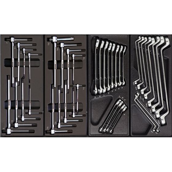 Deltach Servante d'atelier D2-XL, 5 tiroirs remplis, 350pcs (525150)