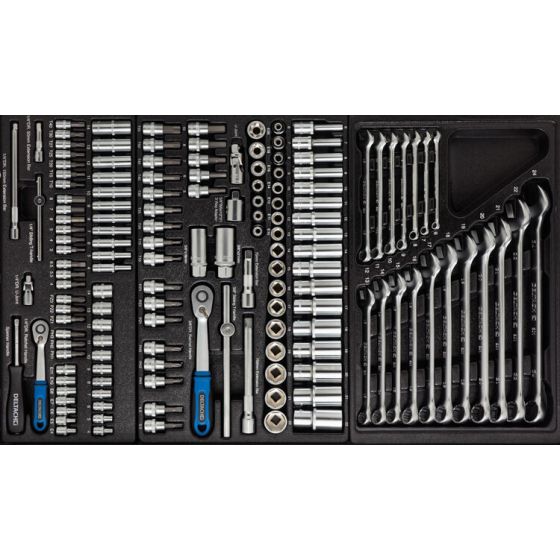 Deltach Servante d'atelier D2-XL, 5 tiroirs remplis, 350pcs (525150)