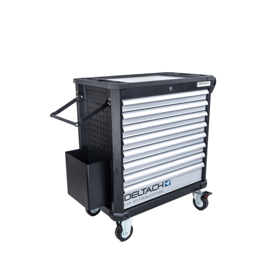 Deltach Servante d'atelier D2-XL, 5 tiroirs remplis, 350pcs avec accessoires (525152)