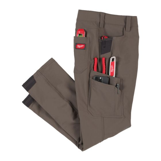 Milwaukee Pantalons de travail Freeflex Stretch marron