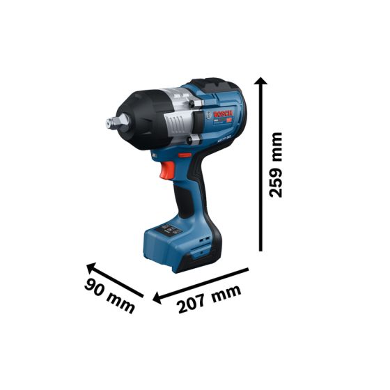Bosch GDS 18V-1400 Boulonneuses sans-fil 18V 1/2" 1400Nm (06019R5000)