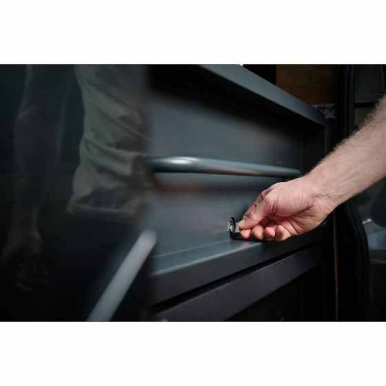 Bunker K1 Coffre de rangement Noir pour van & utilitaire 07137