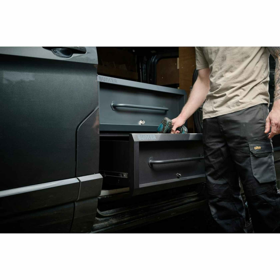 Bunker K1 Coffre de rangement Noir pour van & utilitaire 07137