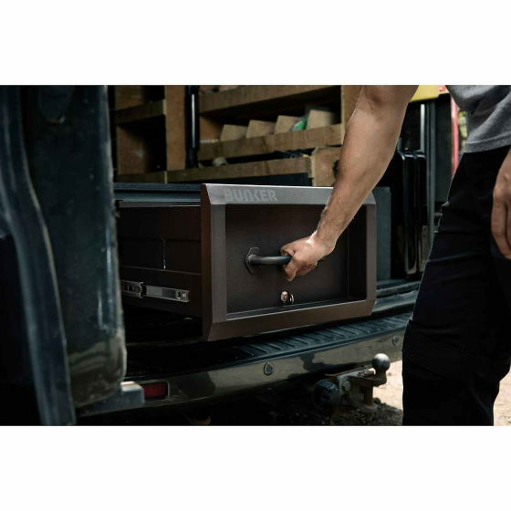 Bunker S1 Coffre à tiroir de rangement Noir pour van & utilitaire 07136