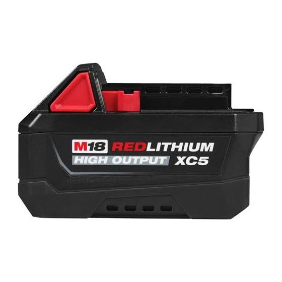 Milwaukee M18HB5 Batterie 18V 5.0Ah Red Lithium-Ion (4932499042)