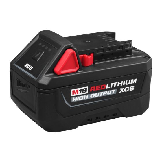 Milwaukee M18HB5 Batterie 18V 5.0Ah Red Lithium-Ion (4932499042)