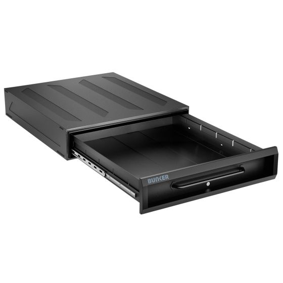 Bunker S2 Tiroir de rangement plat Noir pour van & utilitaire 29721