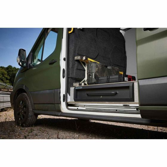Bunker S2 Tiroir de rangement plat Noir pour van & utilitaire 29721