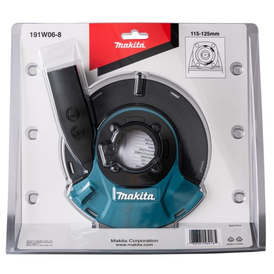 Makita 191W06-8 Carter d'aspiration Meuleuses ø115-125mm