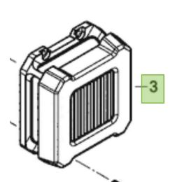 Bosch Fenêtre pour laser vert GLL 18V-120-33 CG (1617S01Y5D)