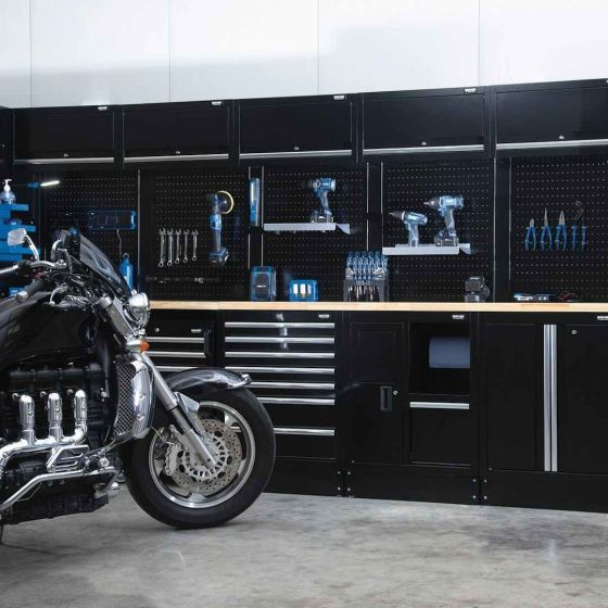 Bunker Armoire basse modulaire avec évier 68cm (D31034)