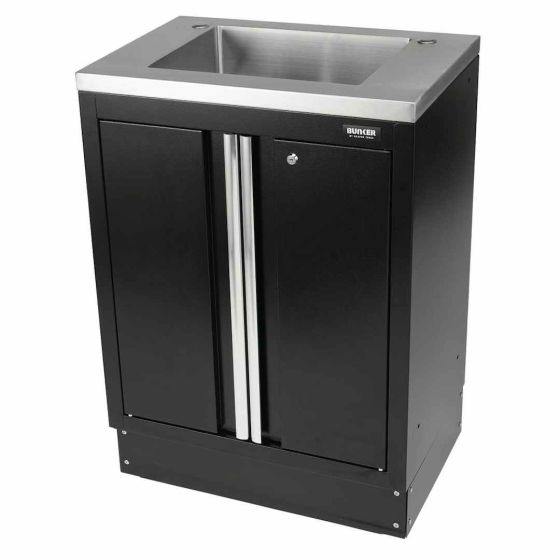 Bunker Armoire basse modulaire avec évier 68cm (D31034)