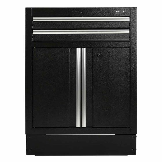 Bunker Armoire basse modulaire avec 2 tiroirs & 2 portes 68cm (D23752)