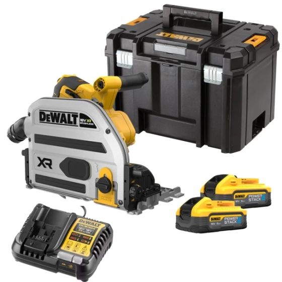 Dewalt DCS525H2T-QW Scie Plongeante XR 18V Brushless 2x5Ah POWERSTACK
