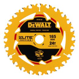 DeWalt lame de scie plongeante ø165x20mm 24Dts extrême Bois "Elite Series" DT4100-QZ