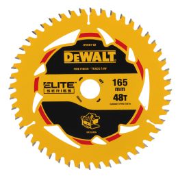 DeWalt DT4101-QZ Lame de scie plongeante ø165x20mm 48Dts extrême Bois "Elite Series"