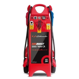 Schumacher Booster de démarrage professionnel SOS Mobile 12/24V 3200A / 1600A