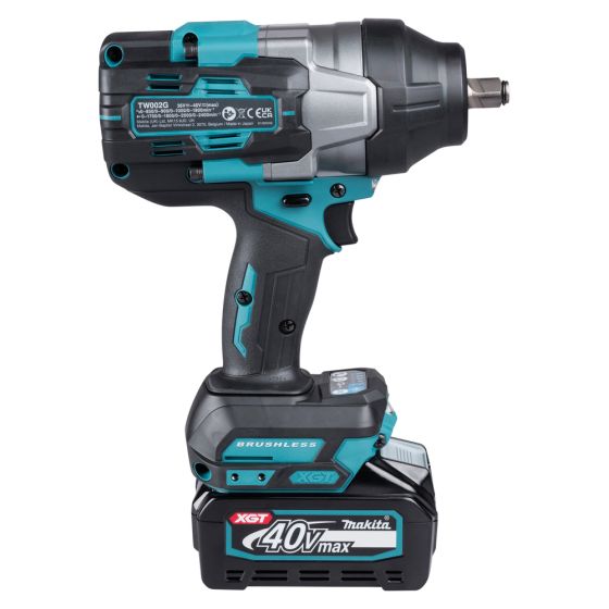Makita TW002GM201 Boulonneuse à chocs 1/2" 40V max Li-Ion XGT 2200 Nm 2x4.0 Ah