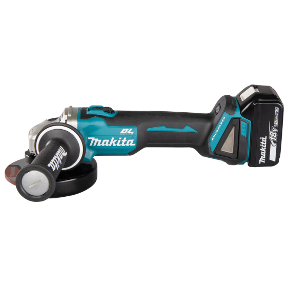 Makita DGA504RMJ Meuleuse d'angle Ø125mm 18V Li-Ion 2x4.0Ah + Mak-Pac