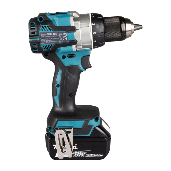 Makita DDF489RTJ Perceuse, Visseuse 18V LXT Li-Ion 110Nm 2x5.0Ah