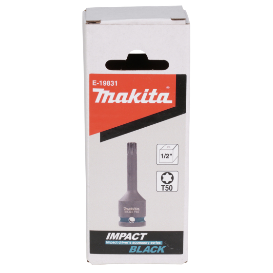 Makita E-19831 Douille de vissage Torx T50 Impact Black 1/2"