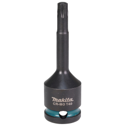 Makita E-19819 Douille de vissage Torx T40 Impact Black 1/2"