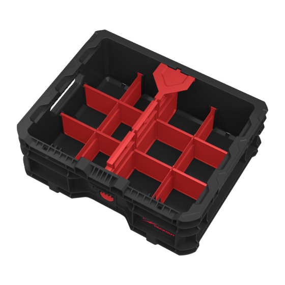 Milwaukee Caisse profil bas Packout 150x420x330mm (4932499346)